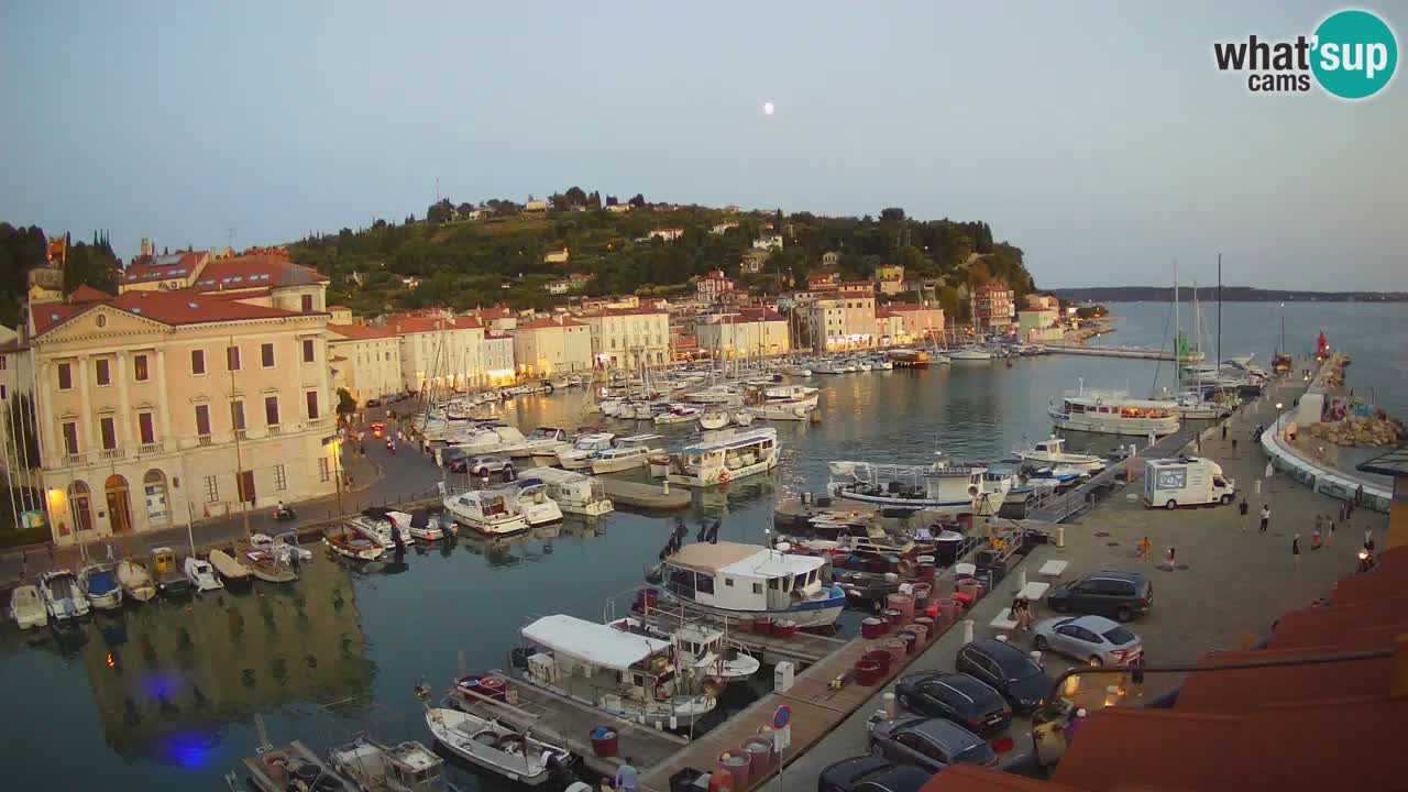 Cámara web en vivo desde Piran “Mandrač” – Increíble vista en vivo desde Villa Piranesi
