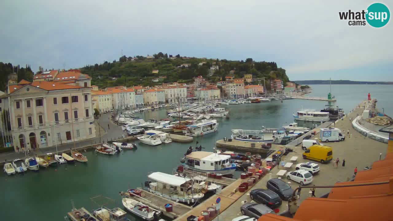 Live-Webcam aus Piran “Mandrač” – Erstaunliche Live-Ansicht von Villa Piranesi