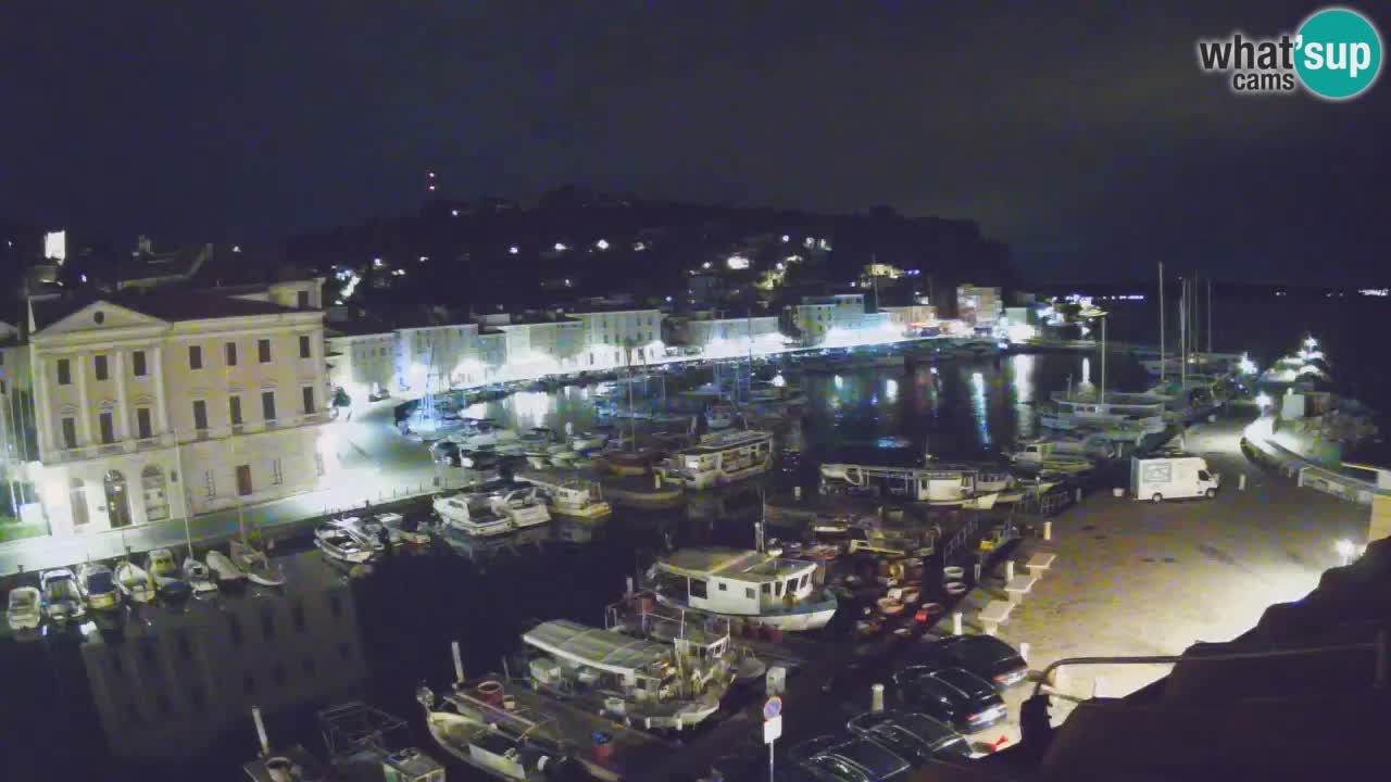 Live-Webcam aus Piran “Mandrač” – Erstaunliche Live-Ansicht von Villa Piranesi