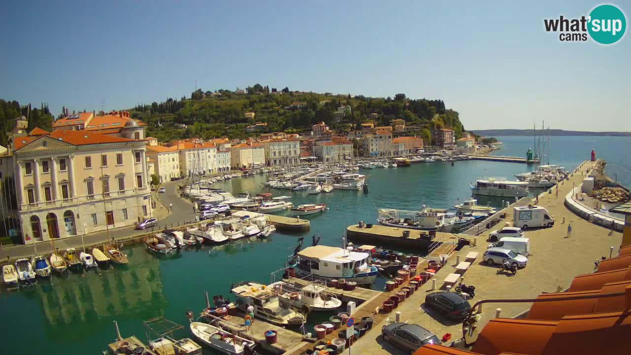 Cámara web en vivo desde Piran “Mandrač” – Increíble vista en vivo desde Villa Piranesi