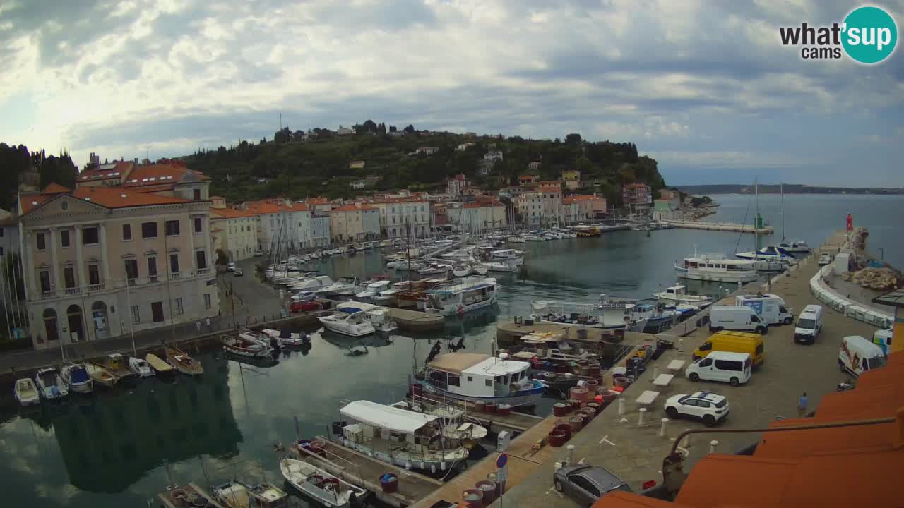 Live-Webcam aus Piran “Mandrač” – Erstaunliche Live-Ansicht von Villa Piranesi