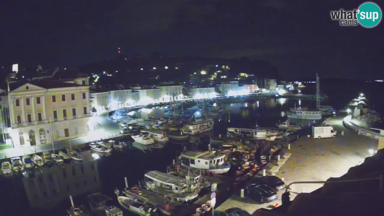 Live webcam from Piran “Mandrač” – Amazing live view from Villa Piranesi