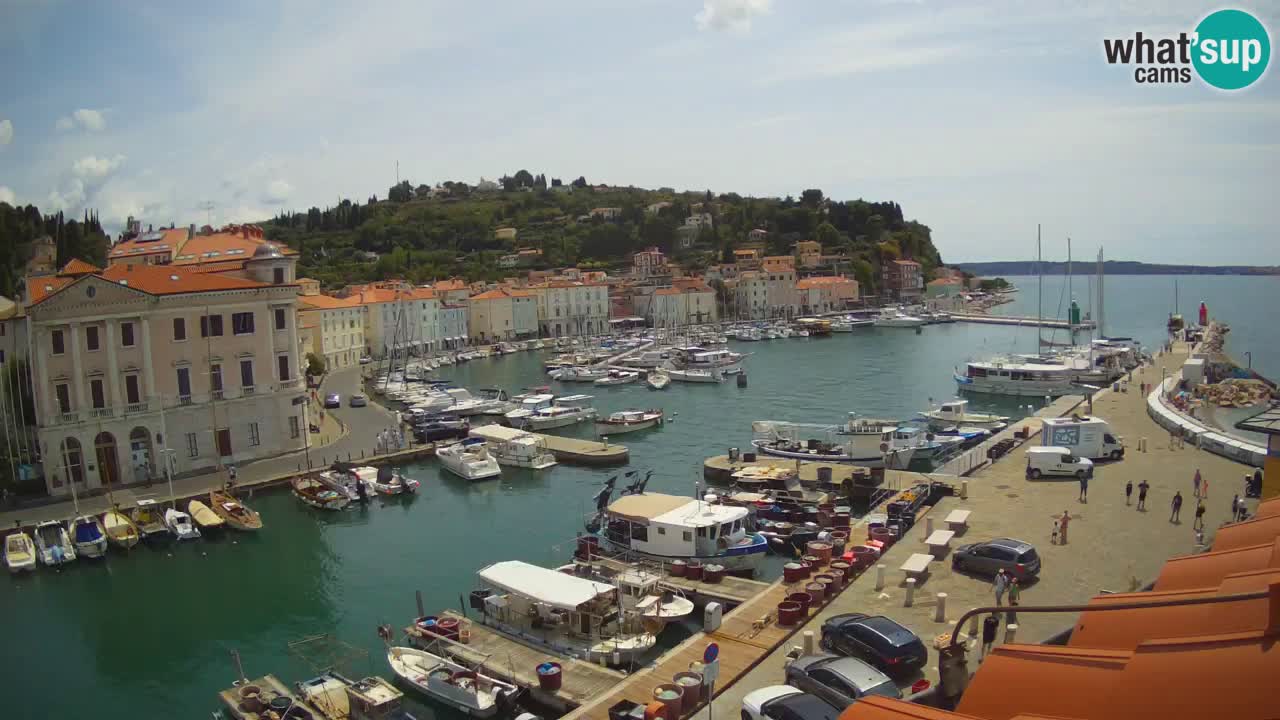 Live webcam from Piran “Mandrač” – Amazing live view from Villa Piranesi