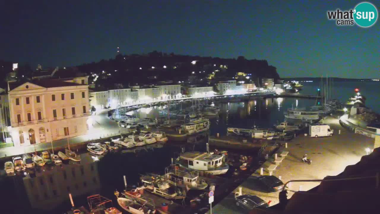 Live webcam from Piran “Mandrač” – Amazing live view from Villa Piranesi