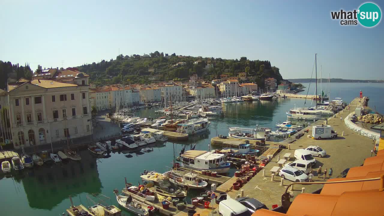 Cámara web en vivo desde Piran “Mandrač” – Increíble vista en vivo desde Villa Piranesi