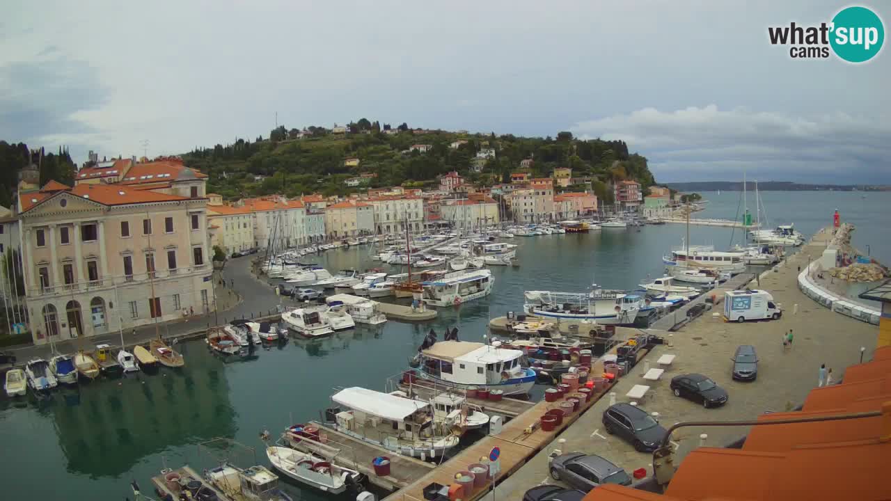 Live webcam from Piran “Mandrač” – Amazing live view from Villa Piranesi