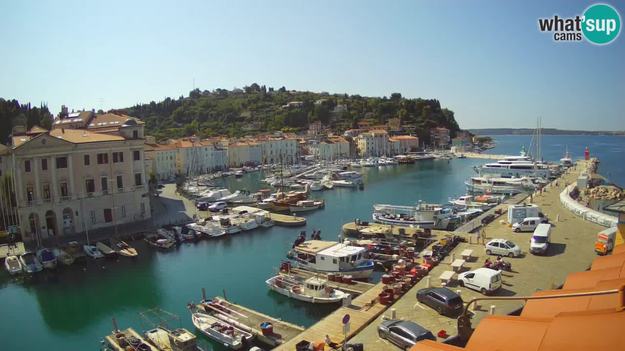 Live webcam from Piran “Mandrač” – Amazing live view from Villa Piranesi