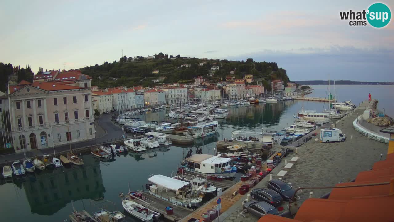 Live-Webcam aus Piran “Mandrač” – Erstaunliche Live-Ansicht von Villa Piranesi