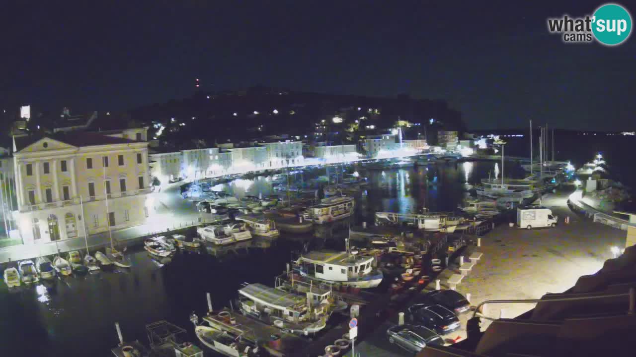 Live webcam da Pirano “Mandrač” – Splendida vista live da Villa Piranesi