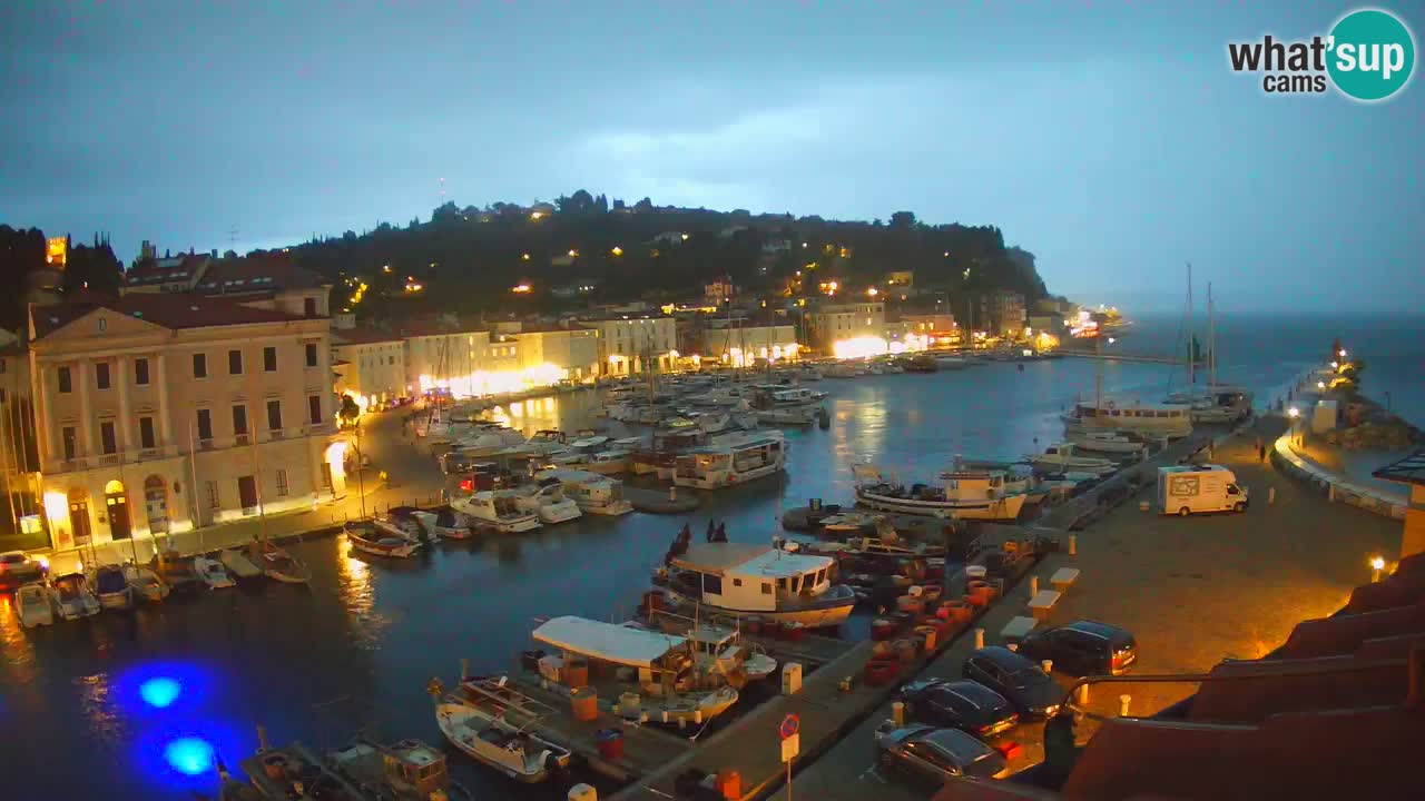 Live-Webcam aus Piran “Mandrač” – Erstaunliche Live-Ansicht von Villa Piranesi