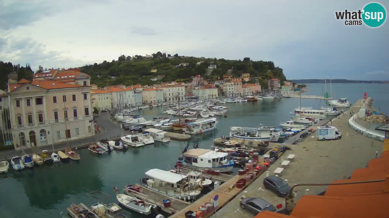 Live webcam from Piran “Mandrač” – Amazing live view from Villa Piranesi