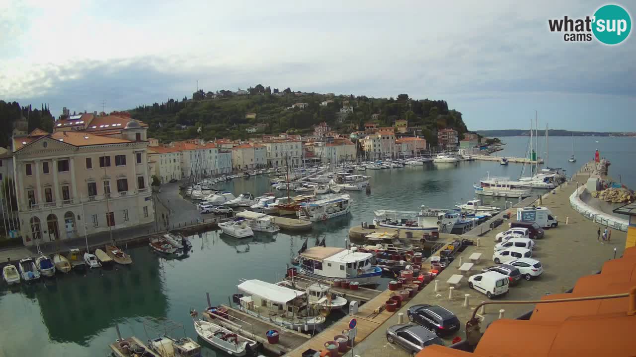 Live-Webcam aus Piran “Mandrač” – Erstaunliche Live-Ansicht von Villa Piranesi
