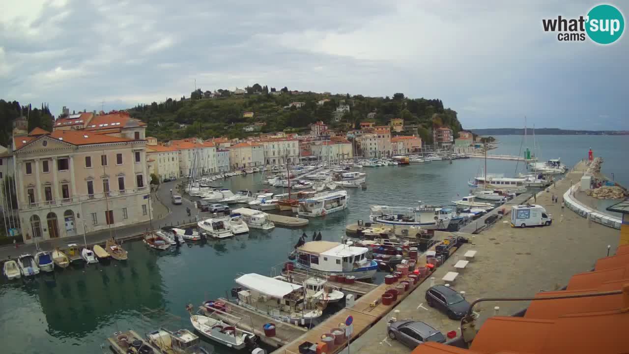Cámara web en vivo desde Piran “Mandrač” – Increíble vista en vivo desde Villa Piranesi