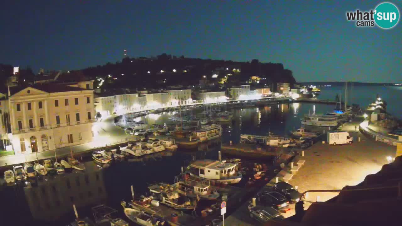 Cámara web en vivo desde Piran “Mandrač” – Increíble vista en vivo desde Villa Piranesi