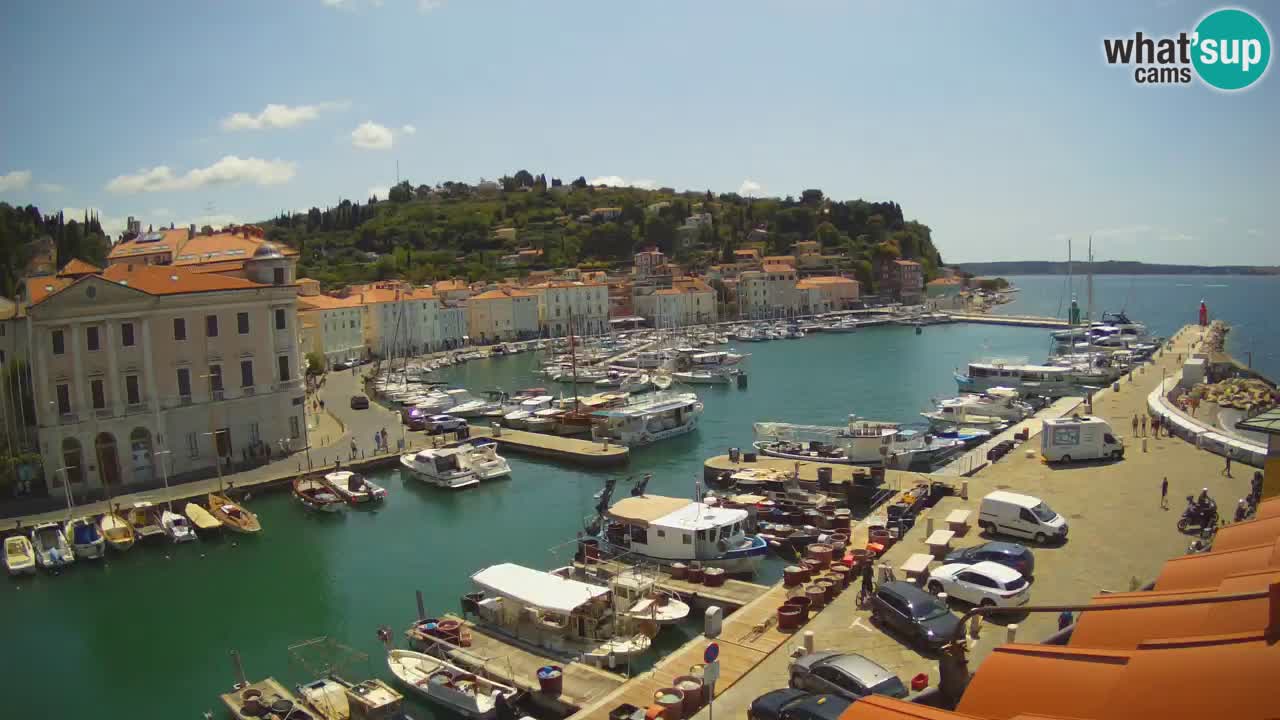 Cámara web en vivo desde Piran “Mandrač” – Increíble vista en vivo desde Villa Piranesi