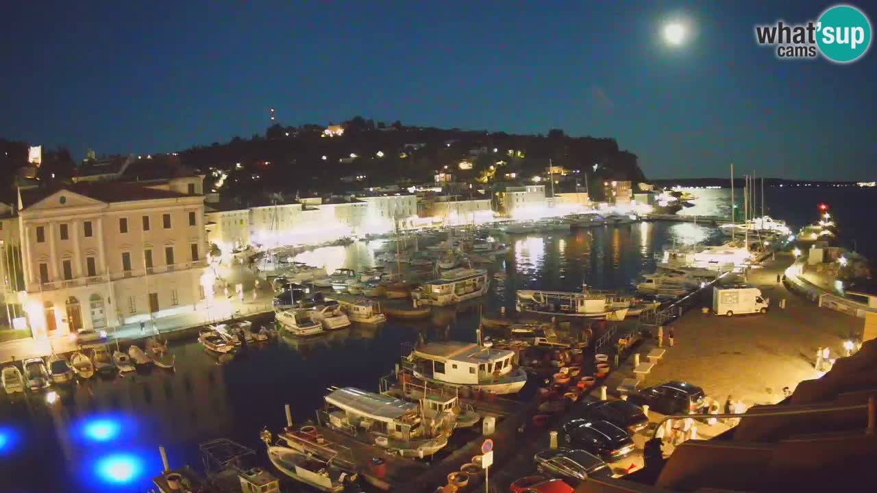 Live-Webcam aus Piran “Mandrač” – Erstaunliche Live-Ansicht von Villa Piranesi