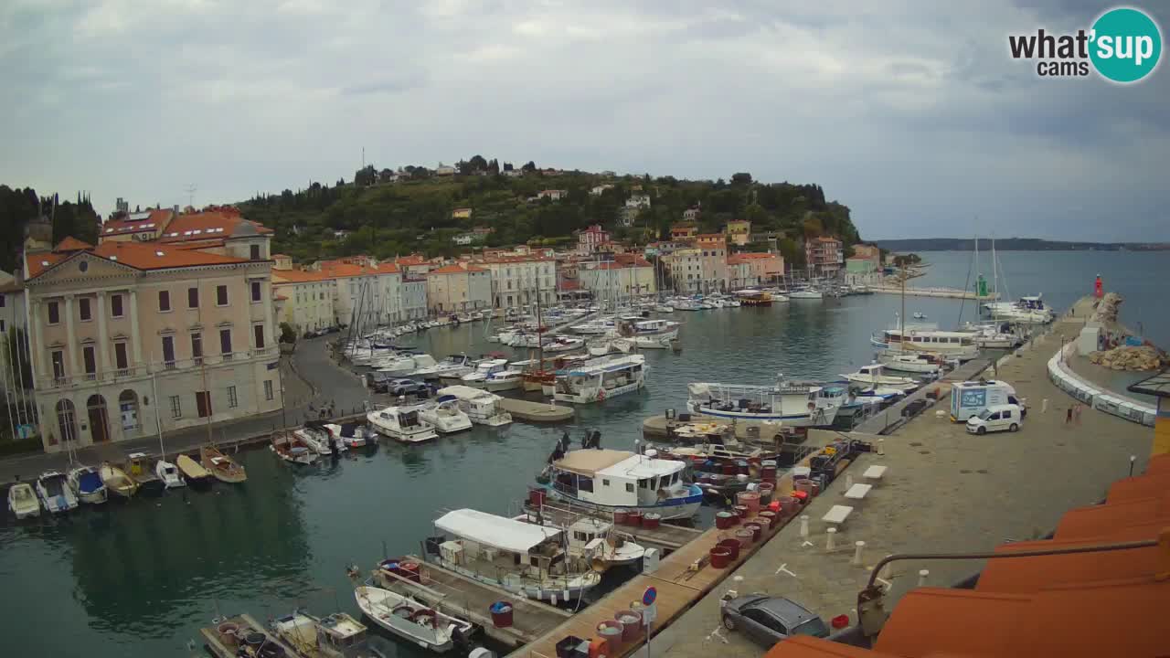 Live webcam from Piran “Mandrač” – Amazing live view from Villa Piranesi