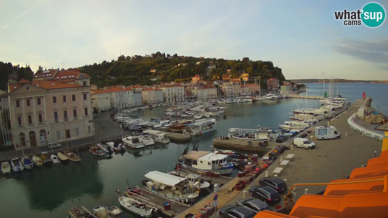 Live-Webcam aus Piran “Mandrač” – Erstaunliche Live-Ansicht von Villa Piranesi
