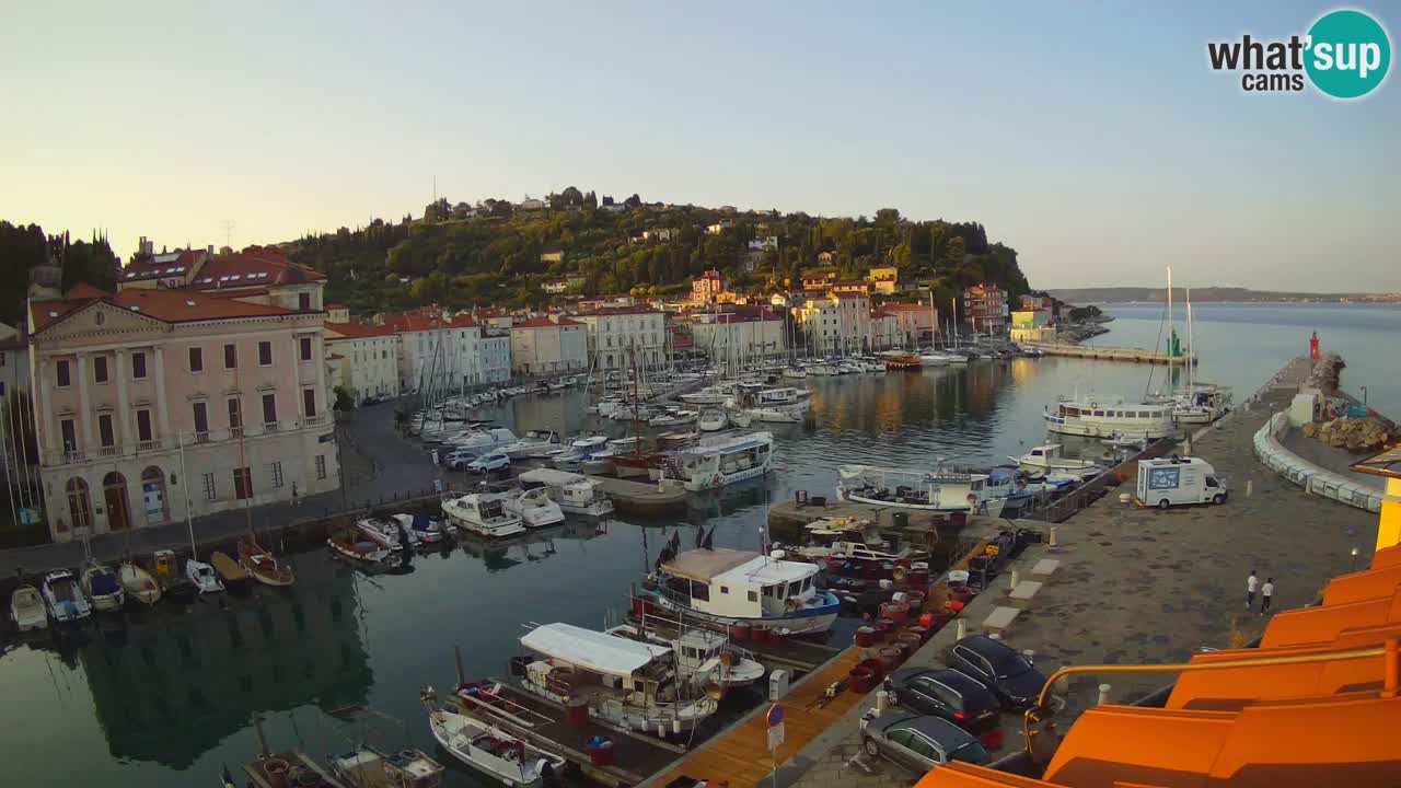 Live-Webcam aus Piran “Mandrač” – Erstaunliche Live-Ansicht von Villa Piranesi