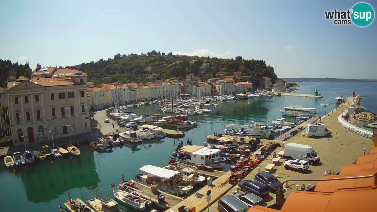Live-Webcam aus Piran “Mandrač” – Erstaunliche Live-Ansicht von Villa Piranesi