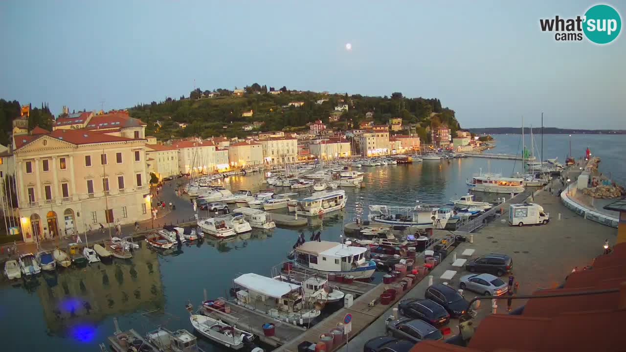 Live-Webcam aus Piran “Mandrač” – Erstaunliche Live-Ansicht von Villa Piranesi