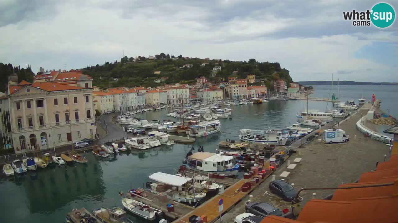 Live-Webcam aus Piran “Mandrač” – Erstaunliche Live-Ansicht von Villa Piranesi