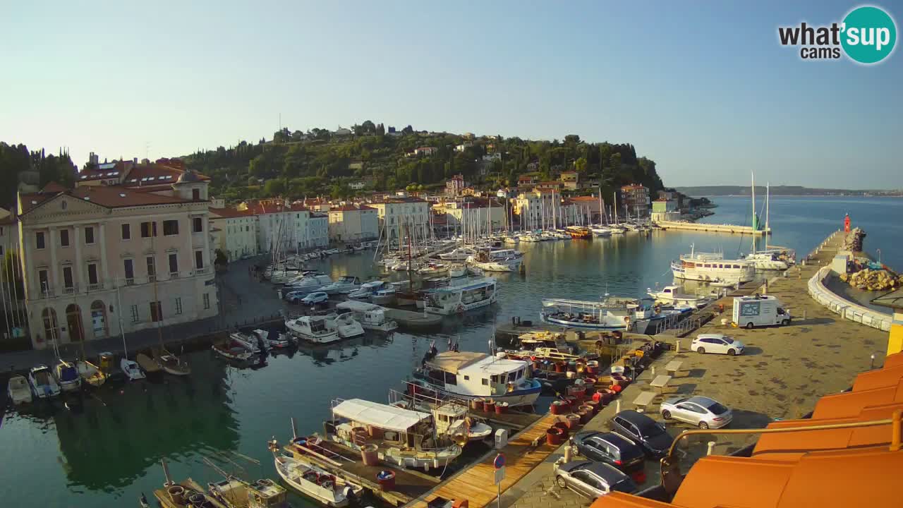 Cámara web en vivo desde Piran “Mandrač” – Increíble vista en vivo desde Villa Piranesi