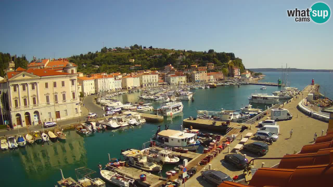 Cámara web en vivo desde Piran “Mandrač” – Increíble vista en vivo desde Villa Piranesi