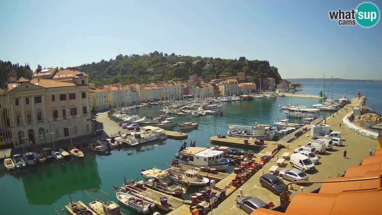 Cámara web en vivo desde Piran “Mandrač” – Increíble vista en vivo desde Villa Piranesi