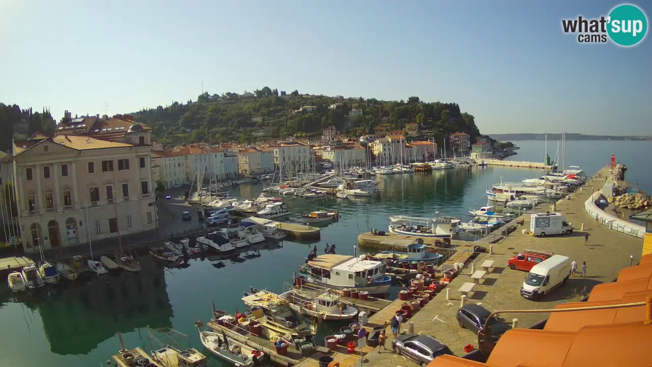 Cámara web en vivo desde Piran “Mandrač” – Increíble vista en vivo desde Villa Piranesi