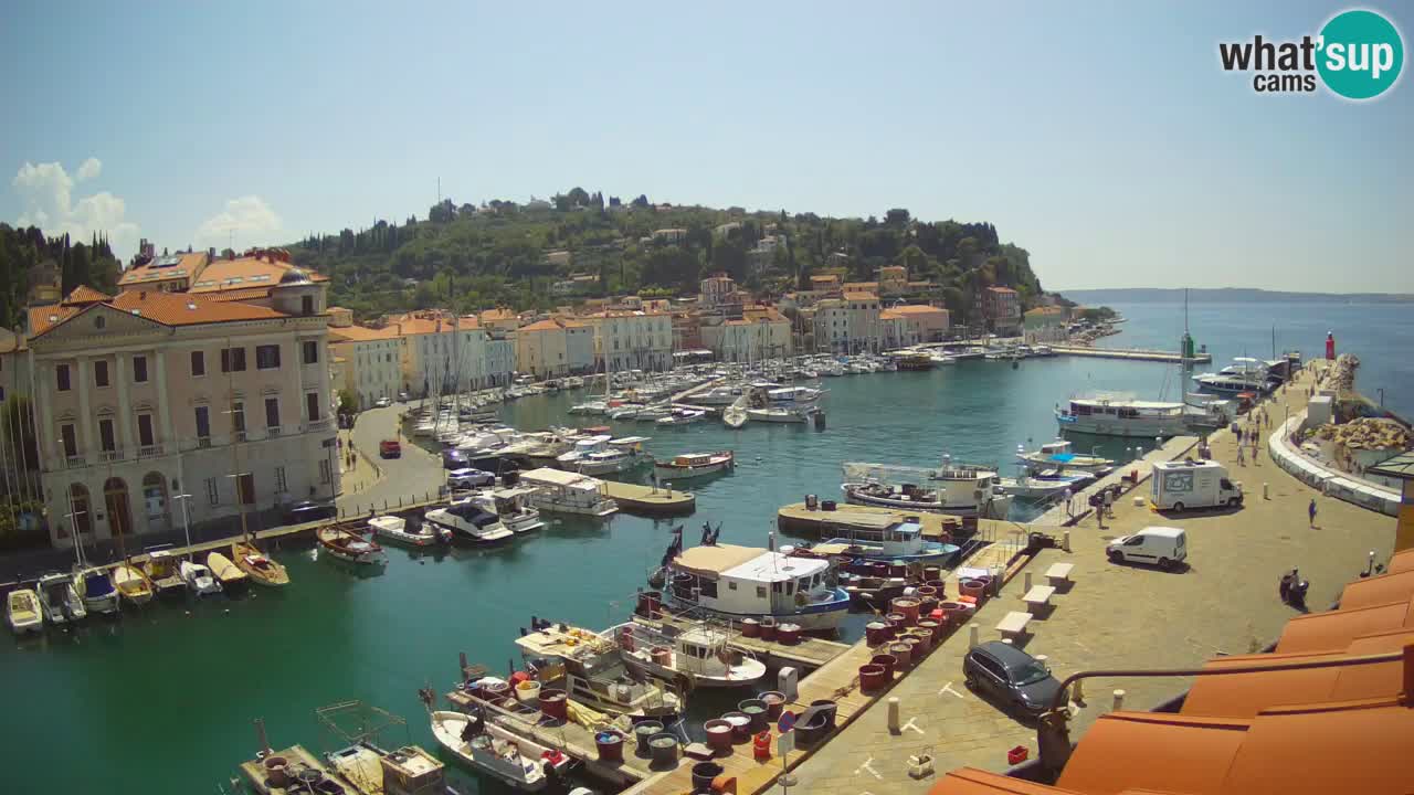 Cámara web en vivo desde Piran “Mandrač” – Increíble vista en vivo desde Villa Piranesi