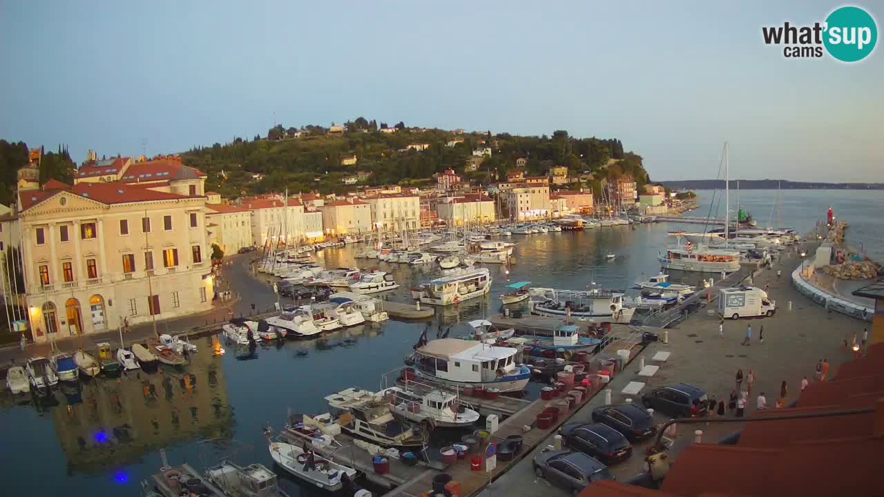 Cámara web en vivo desde Piran “Mandrač” – Increíble vista en vivo desde Villa Piranesi
