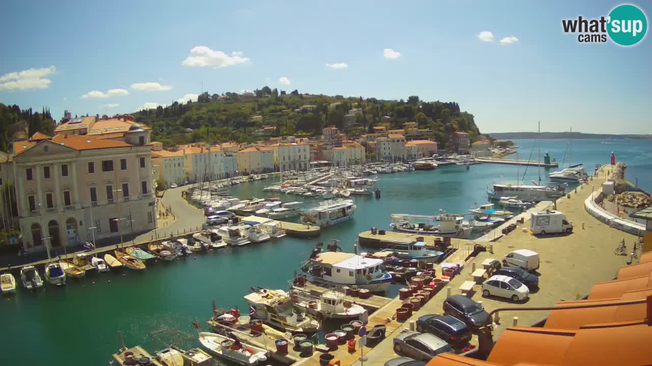 Cámara web en vivo desde Piran “Mandrač” – Increíble vista en vivo desde Villa Piranesi