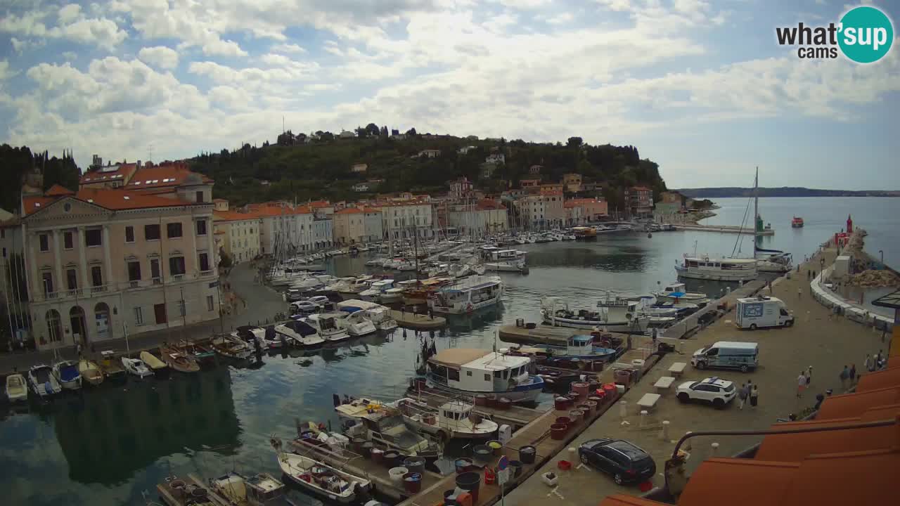 Cámara web en vivo desde Piran “Mandrač” – Increíble vista en vivo desde Villa Piranesi