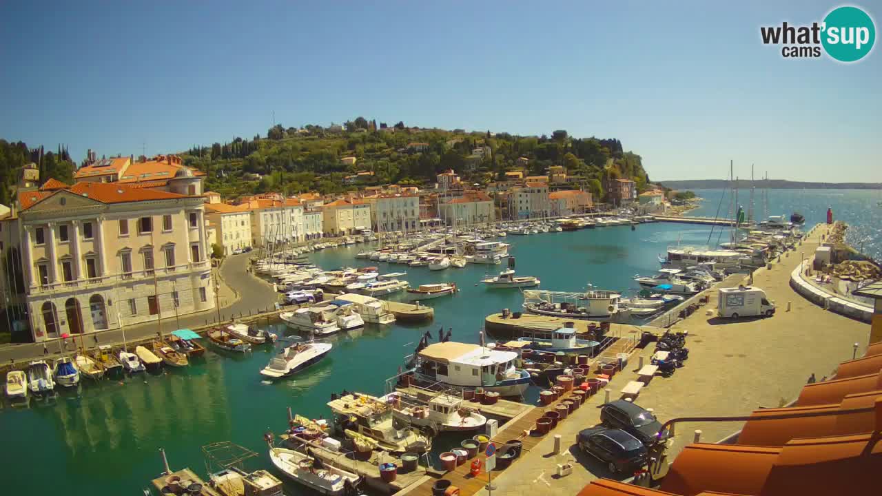 Cámara web en vivo desde Piran “Mandrač” – Increíble vista en vivo desde Villa Piranesi