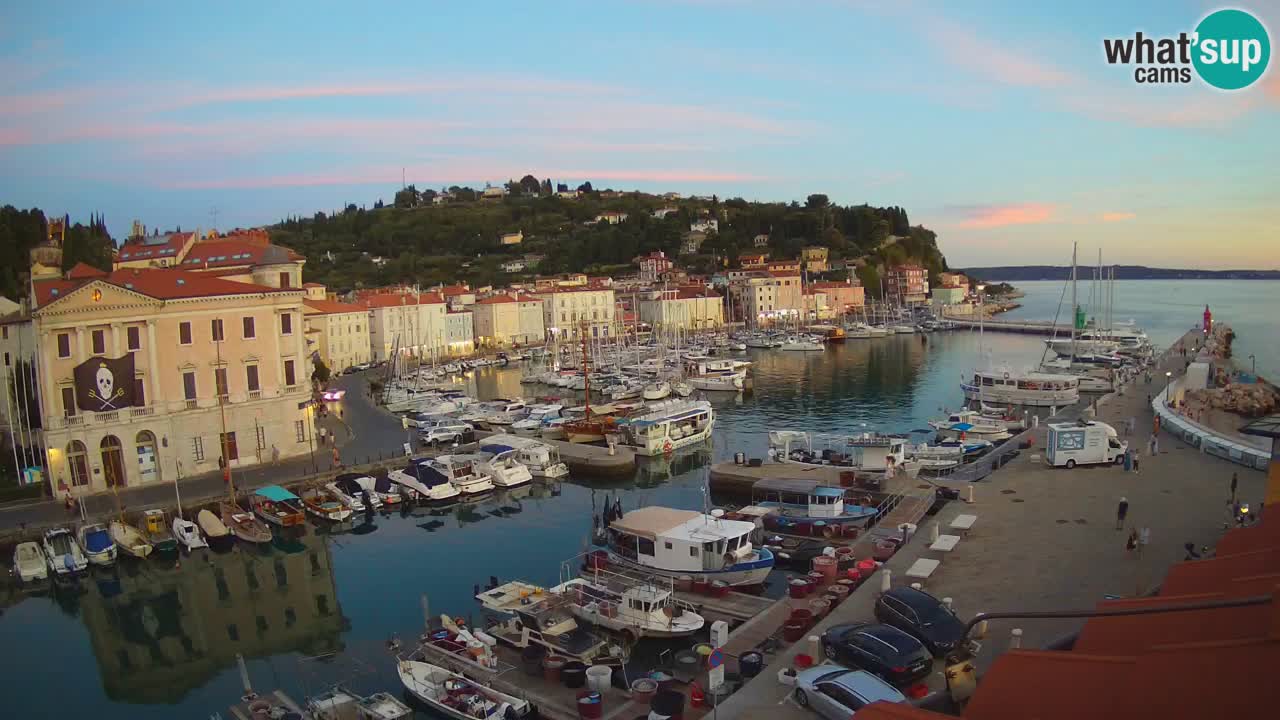 Live-Webcam aus Piran “Mandrač” – Erstaunliche Live-Ansicht von Villa Piranesi