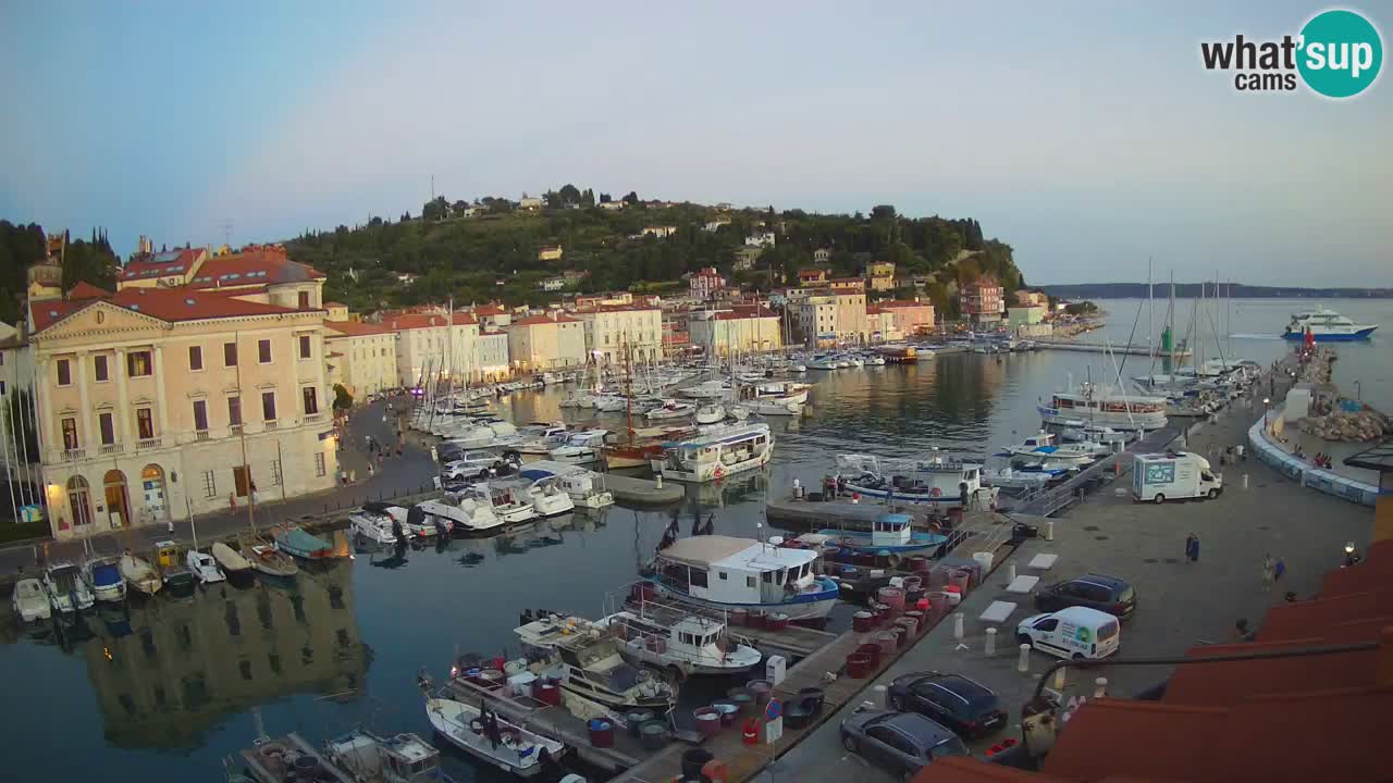 Live webcam from Piran “Mandrač” – Amazing live view from Villa Piranesi