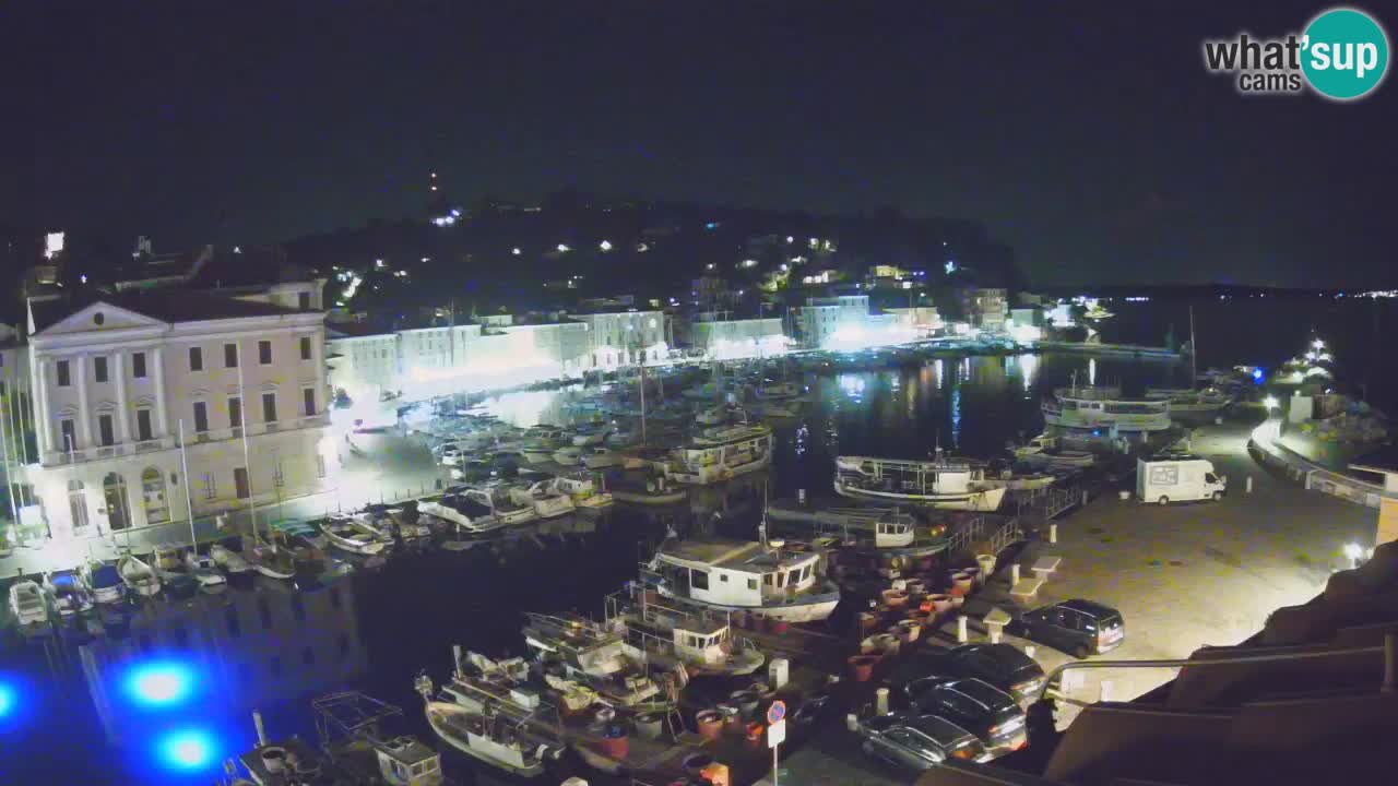 Live webcam da Pirano “Mandrač” – Splendida vista live da Villa Piranesi