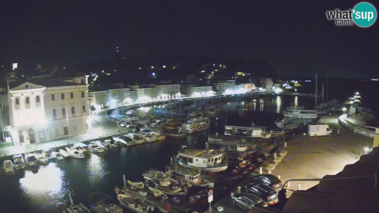 Live webcam from Piran “Mandrač” – Amazing live view from Villa Piranesi