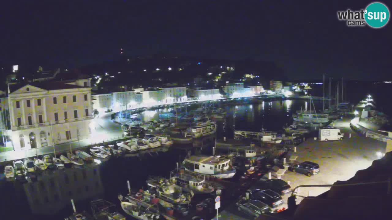 Live webcam da Pirano “Mandrač” – Splendida vista live da Villa Piranesi