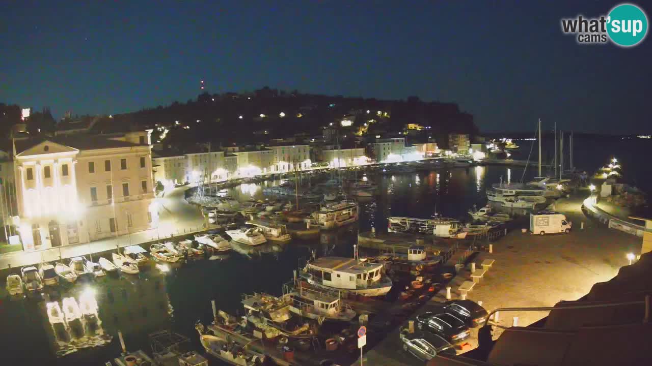 Live webcam from Piran “Mandrač” – Amazing live view from Villa Piranesi