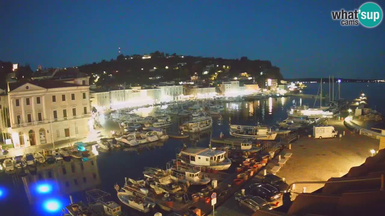 Live-Webcam aus Piran “Mandrač” – Erstaunliche Live-Ansicht von Villa Piranesi