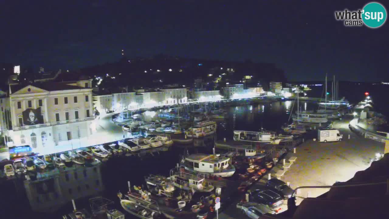 Live-Webcam aus Piran “Mandrač” – Erstaunliche Live-Ansicht von Villa Piranesi