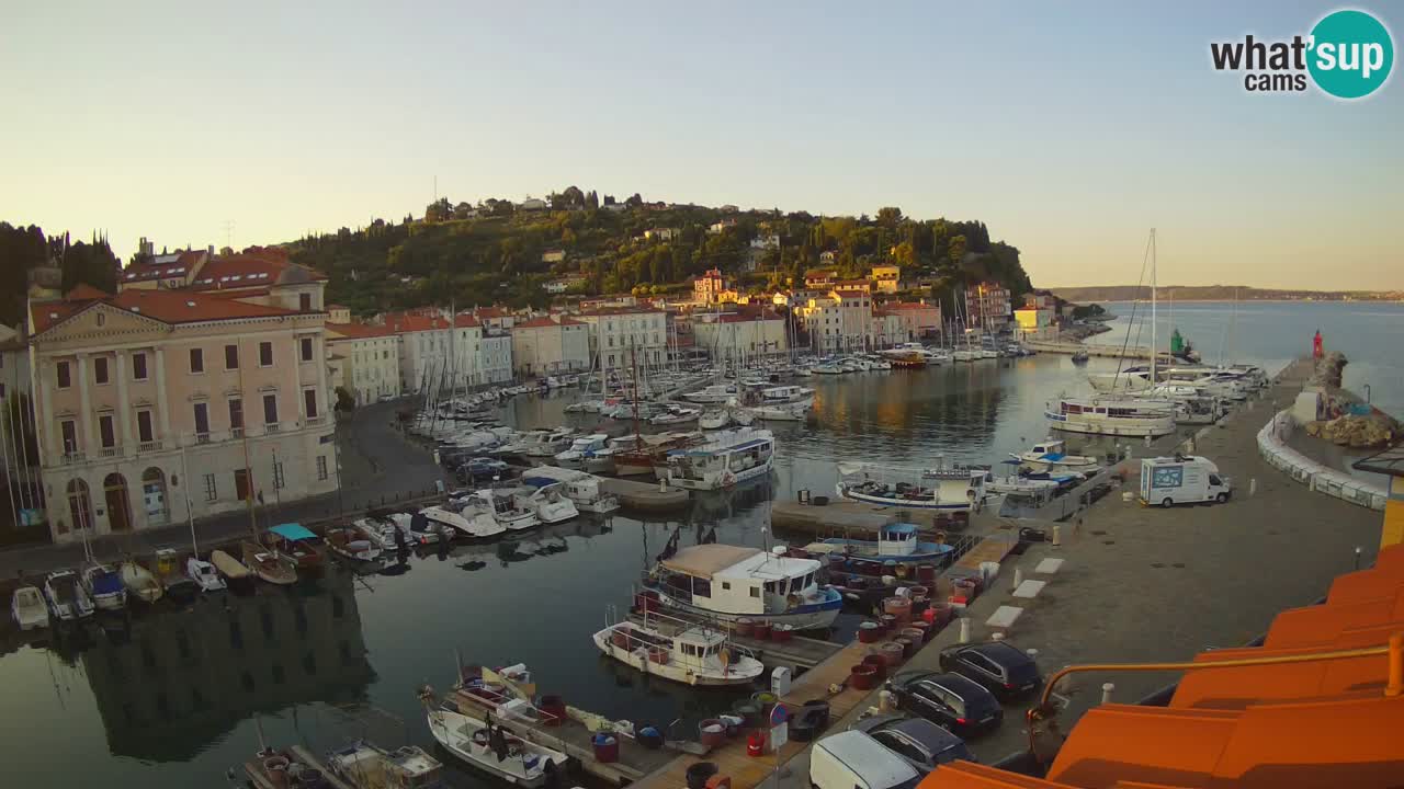Live webcam from Piran “Mandrač” – Amazing live view from Villa Piranesi