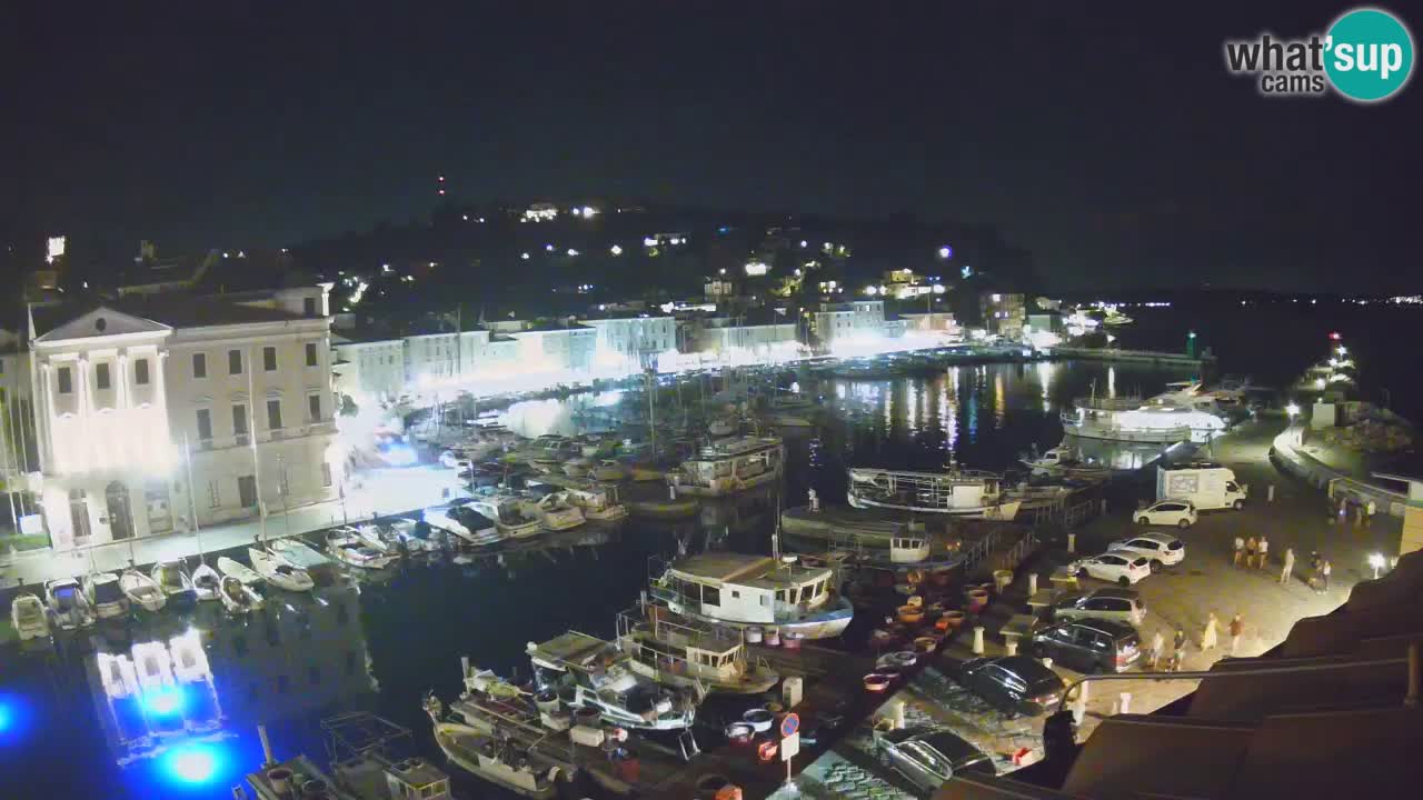 Live webcam da Pirano “Mandrač” – Splendida vista live da Villa Piranesi