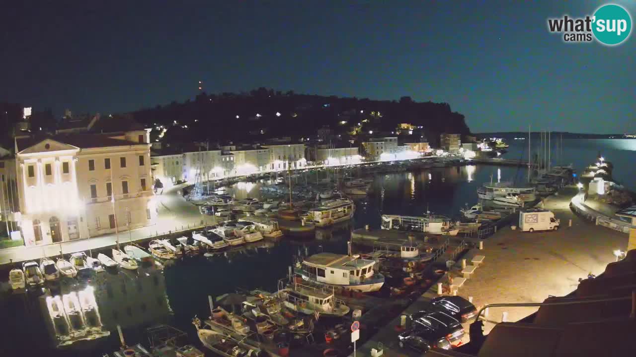 Live-Webcam aus Piran “Mandrač” – Erstaunliche Live-Ansicht von Villa Piranesi