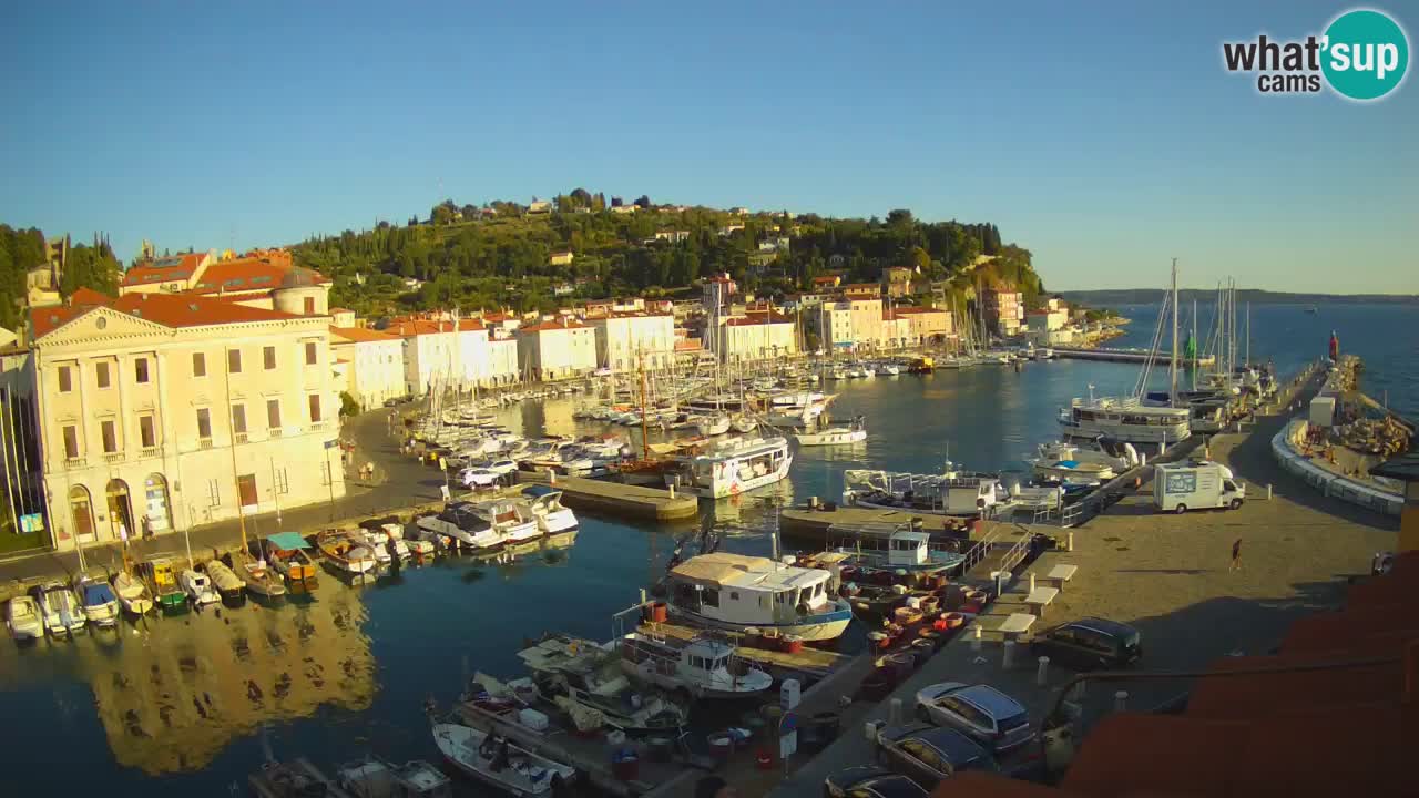 Cámara web en vivo desde Piran “Mandrač” – Increíble vista en vivo desde Villa Piranesi