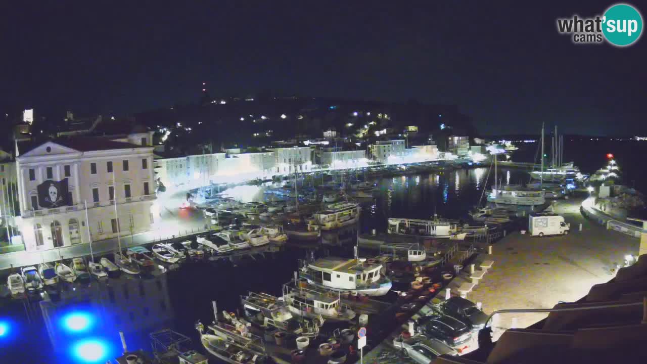 Live webcam da Pirano “Mandrač” – Splendida vista live da Villa Piranesi