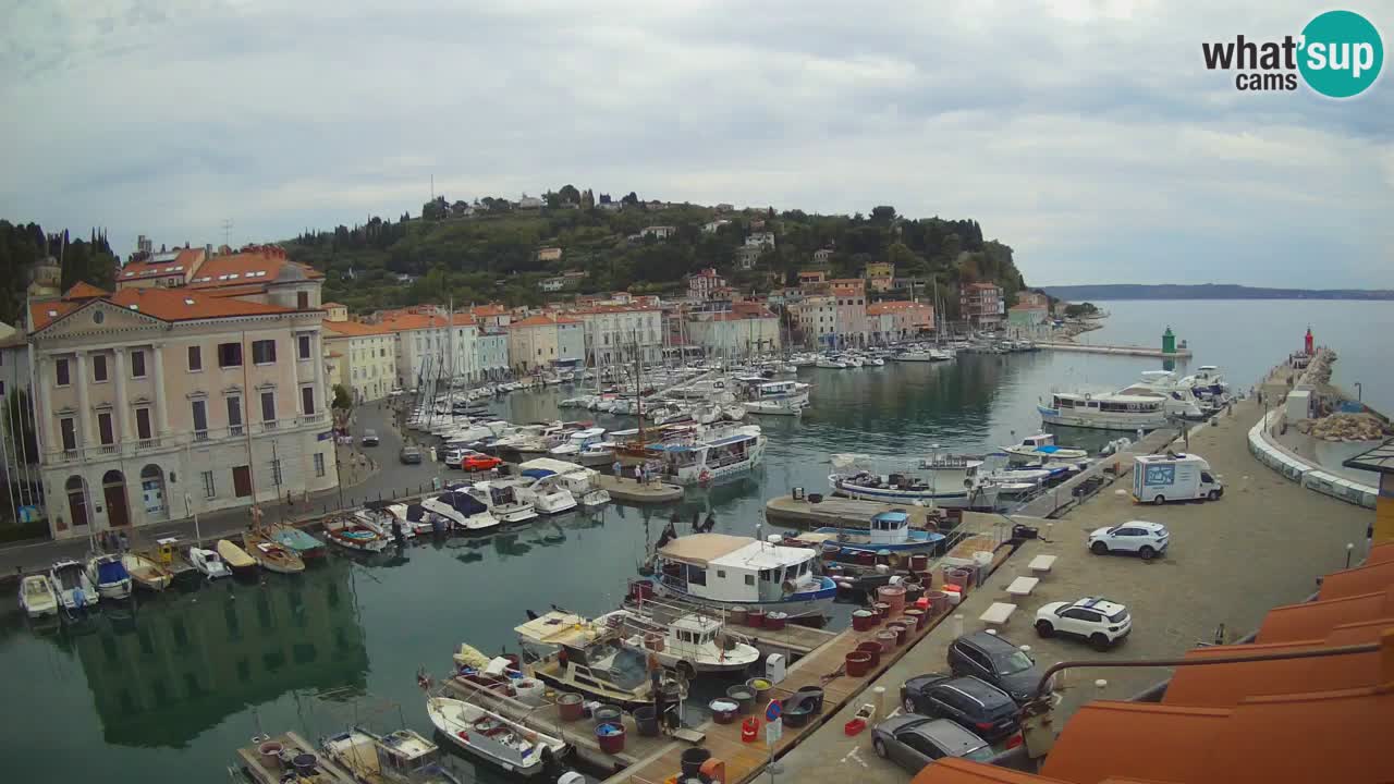 Live webcam from Piran “Mandrač” – Amazing live view from Villa Piranesi