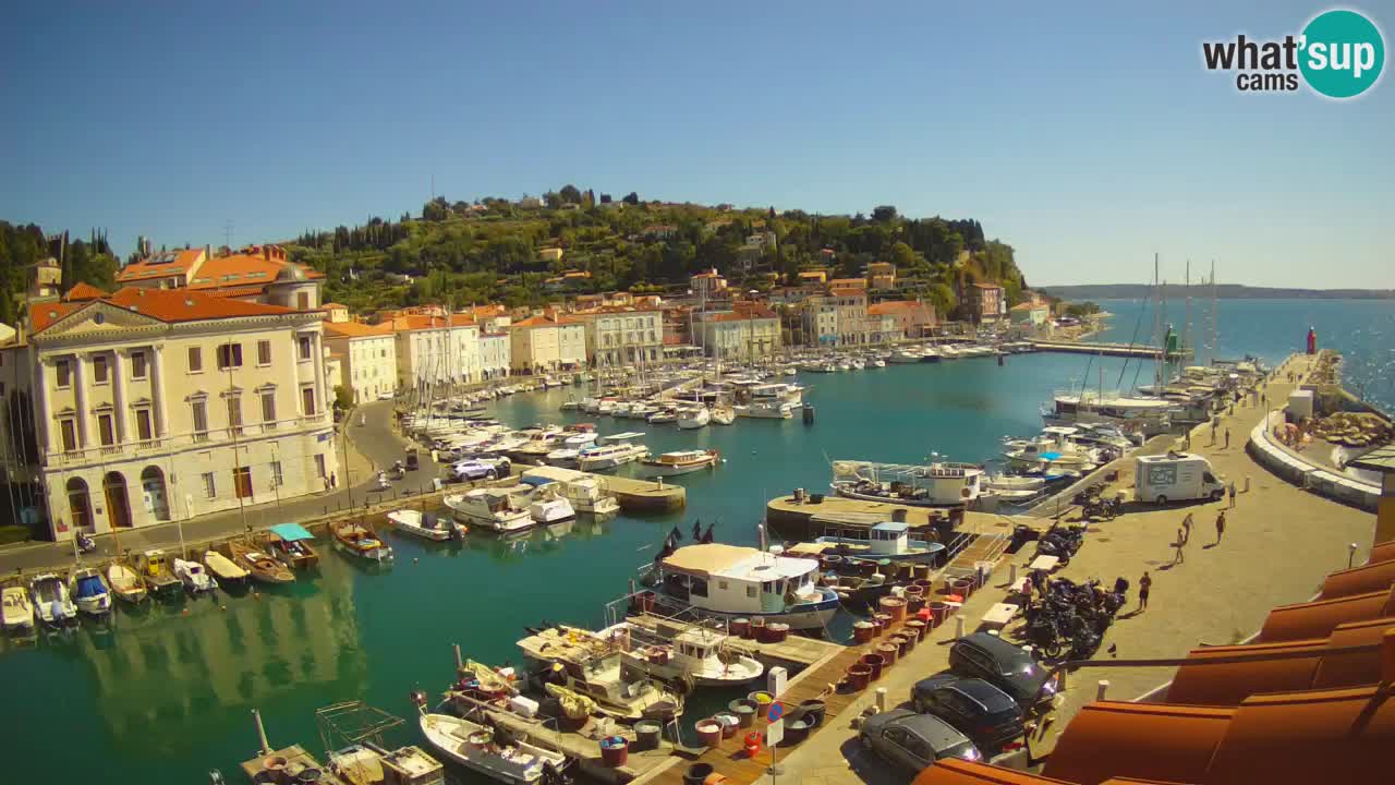 Live webcam from Piran “Mandrač” – Amazing live view from Villa Piranesi
